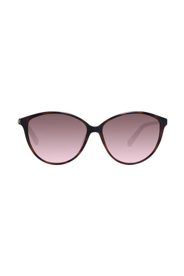 Swarovski Sk0331 Lunettes de Soleil, Dark Havana, 58 Femme