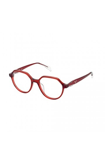 TOUS Vtob56 Lunettes de Soleil, Shiny Transnp.Rouge, 51 Femme