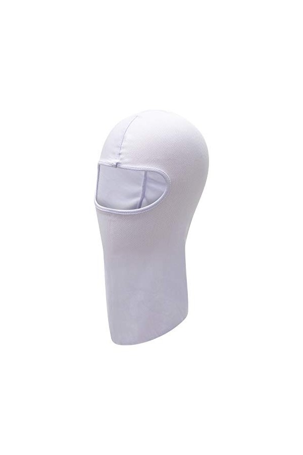 WORK AND STYLE - Sous-casque Balaclava en microfibre. - Blanc - taille unique