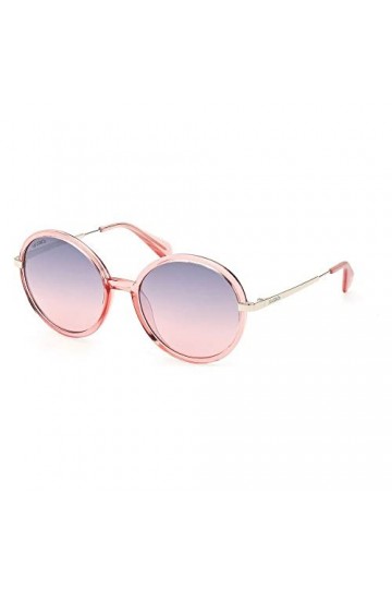 MAX &CO MO0064 Lunettes de Soleil, Rose Brillant, 55/19/140 Femme