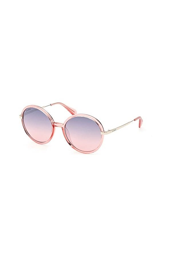 MAX &CO MO0064 Lunettes de Soleil, Rose Brillant, 55/19/140 Femme