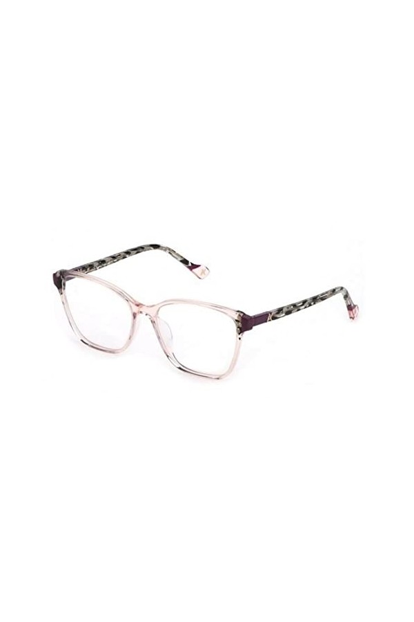 Yalea GAFAS DE Vista Lunettes de Soleil, Rose Brillant Transparent, 54/16/135 Femme