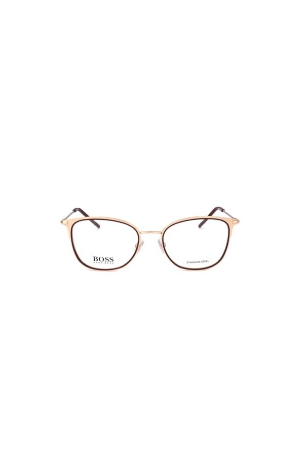 BOSS 1282 Lunettes de Soleil, Burgundy Gold, 52 Femme