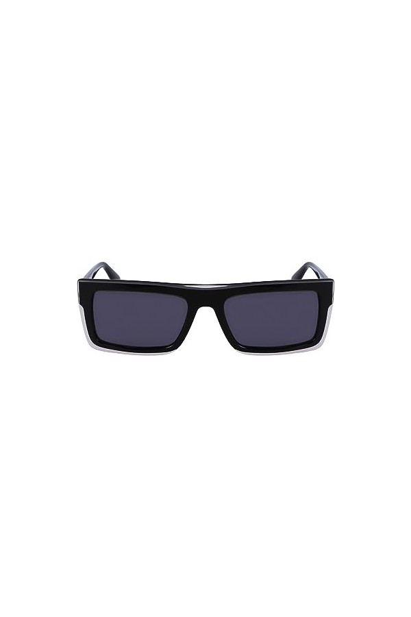 Calvin Klein Jeans CKJ23657S Sunglasses, 001 Black Crystal, Taille Unique Unisex