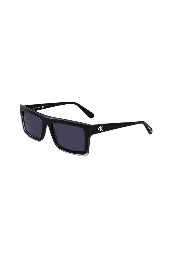 Calvin Klein Jeans CKJ23657S Sunglasses, 001 Black Crystal, Taille Unique Unisex