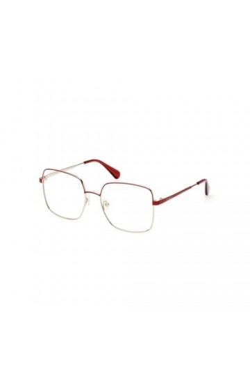 MAX &CO MO5088 Lunettes de Soleil, Rouge Brillant, 55/17/140 Femme