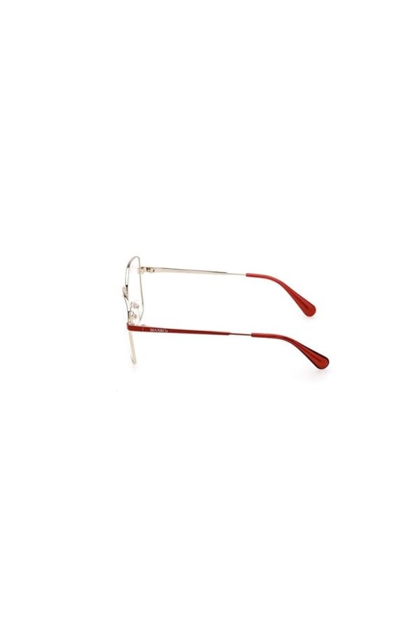 MAX &CO MO5088 Lunettes de Soleil, Rouge Brillant, 55/17/140 Femme