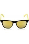 Police Lunettes de soleil Wayfarer S1936M 53B29G - Noir, jaune et jaune miroir - 53 mm