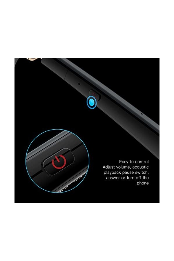 HOHXFYP Lunettes intelligentes, Lunettes Audio ¨¦tanches IP67 avec Micro antibruit et appels Mains Libres, Bluetooth 5.3 Smar