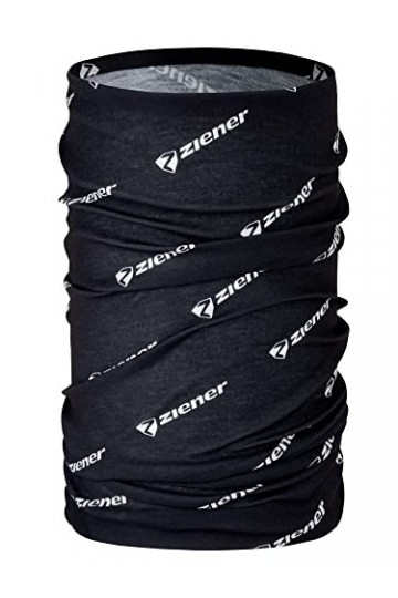 Ziener ICUR Écharpe Tubulaire Respirante Powerstretch, Noir, Taille Unique Mixte