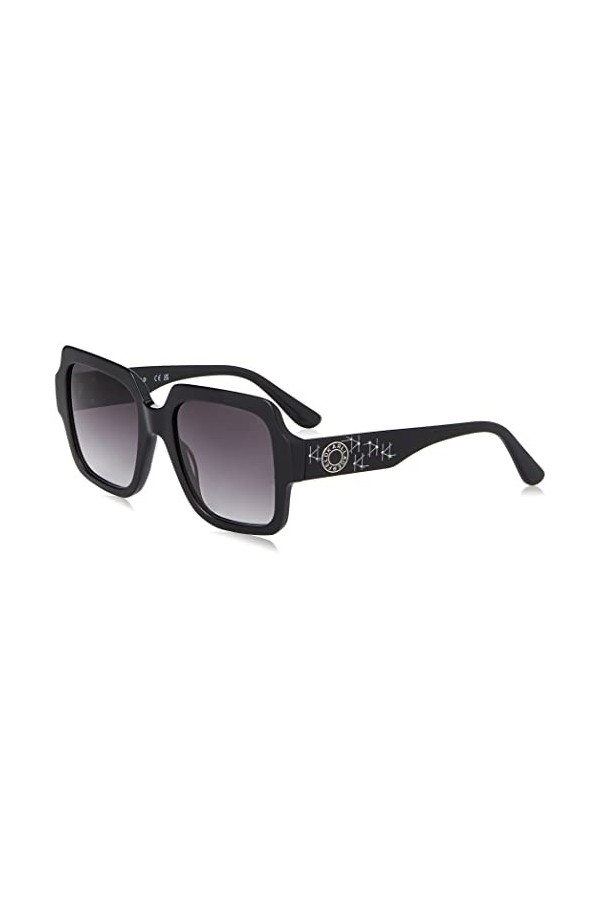 KARL LAGERFELD KL6104SR Sunglasses, 001 Black, 53 Unisex