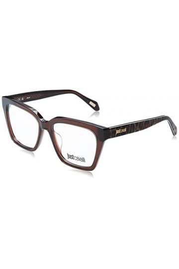 Just Cavalli Vjc002 Lunettes de Soleil, Marron Brillant, 52 Femme