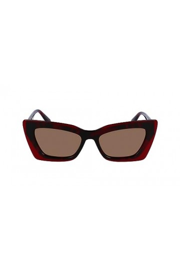 Calvin Klein Jeans CKJ23656S Sunglasses, 602 Havana Red Blue, Taille Unique Unisex