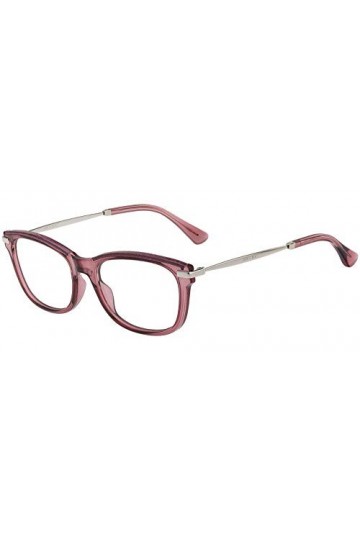 JIMMY CHOO JC248 Lunettes de Soleil, Cristal Burgundy – Oro, 53 Femme