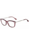 JIMMY CHOO JC248 Lunettes de Soleil, Cristal Burgundy – Oro, 53 Femme
