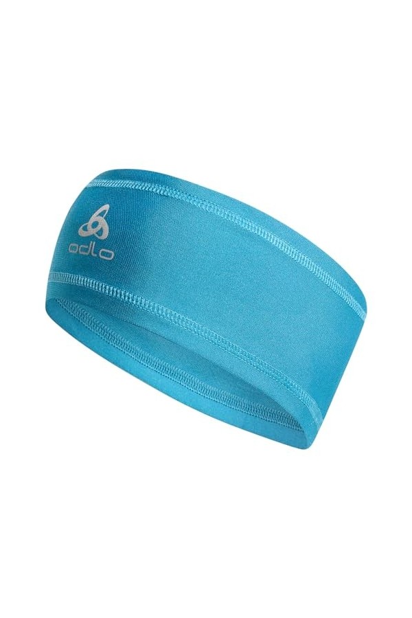 Odlo Polyknit Warm Eco Bandeau par Temps Froid, Bleu, Taille Unique Mixte