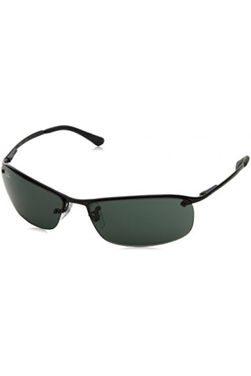 Rayban Lunettes de Soleil Top Bar 3183 Gunmetal Polarized Green 004/9A