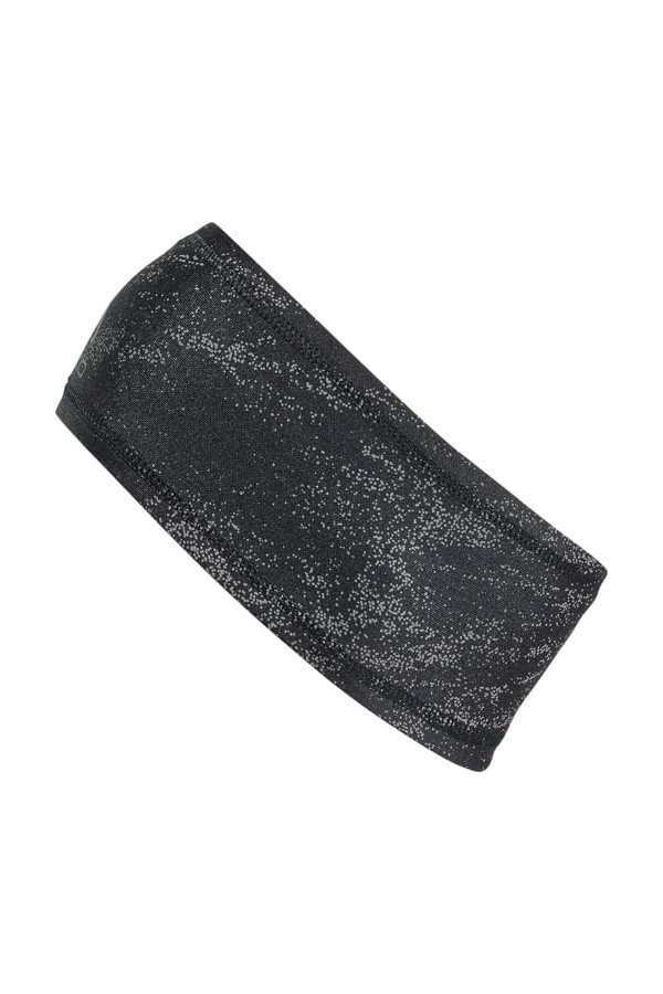 Odlo Polyknit Warm Eco Reflective Bandeau par Temps Froid, Noir, Taille Unique Mixte