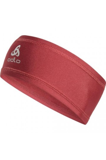 Odlo Polyknit Warm Eco Bandeau par Temps Froid, Rouge, Taille Unique Mixte