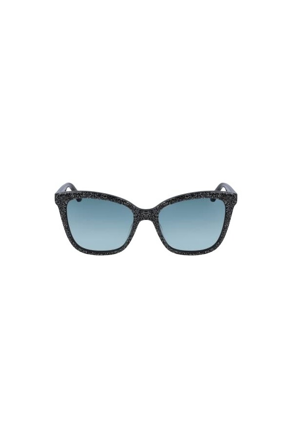 KARL LAGERFELD KL988S Acetate Lunettes de Soleil Noir pailleté, Taille Unique Mixte