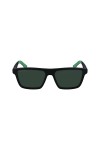 Lacoste L998S Sunglasses, 002 Matte Black/Green, 55 Unisex