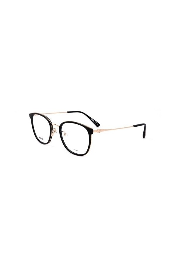 MOSCHINO Mos590/F Lunettes de Soleil, Noir, 52 Femme