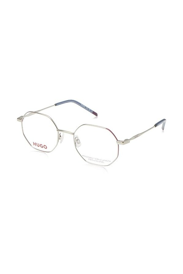 Hugo Boss HG 1216 Sunglasses, B6B/19 Matte Silver, 49 Unisex