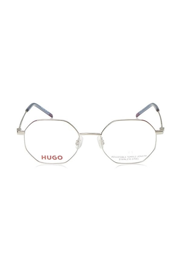 Hugo Boss HG 1216 Sunglasses, B6B/19 Matte Silver, 49 Unisex