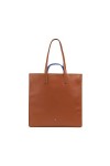DUDU Grand Sac Souple pour Femme, Sac Shopping Tote en Cuir Coloré, Double Poignées, Sac Epaule Elégant, Sac à Main Spacieux 