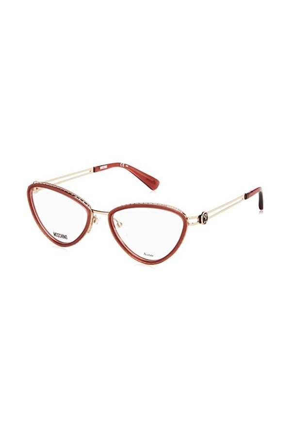 MOSCHINO Mos585 Lunettes de Soleil, Bleu, 54 Femme