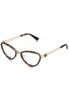 MOSCHINO Mos585 Lunettes de Soleil, Bleu, 54 Femme