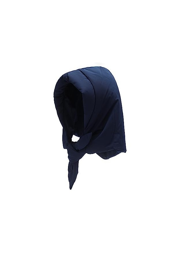 ZLYC Cagoule dhiver en tricot coupe-vent pour femme, Beige uni, taille unique