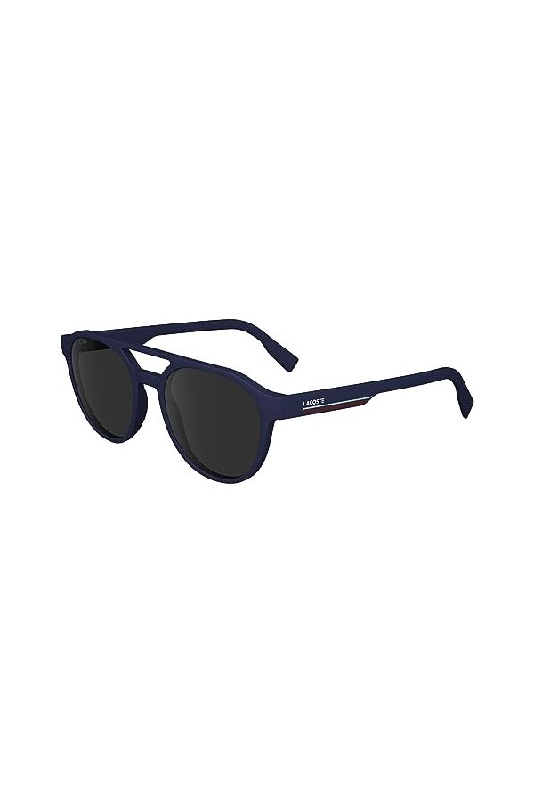 LACOSTE L6008S Lunettes de Soleil, Matte Blue, Taille Unique Homme