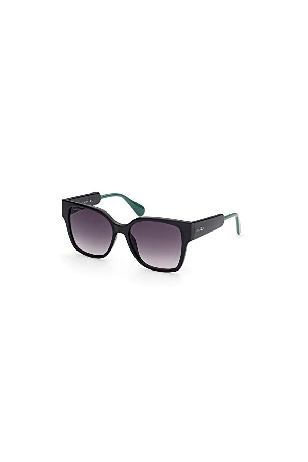 MAX &CO MO0036 Lunettes de Soleil, Bleu Brillant, 55/16/140 Femme