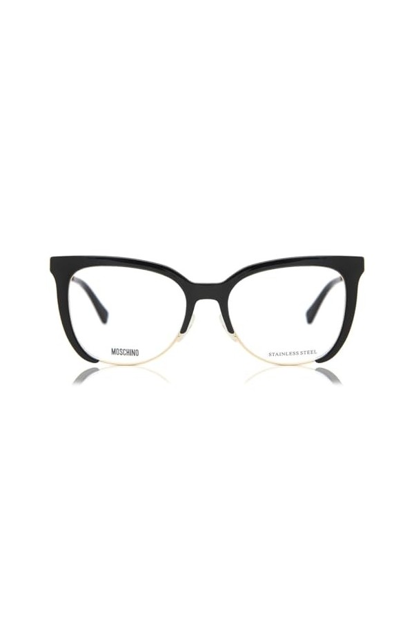 MOSCHINO Mos530 Lunettes de Soleil, Noir, 52 Femme