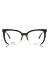 MOSCHINO Mos530 Lunettes de Soleil, Noir, 52 Femme