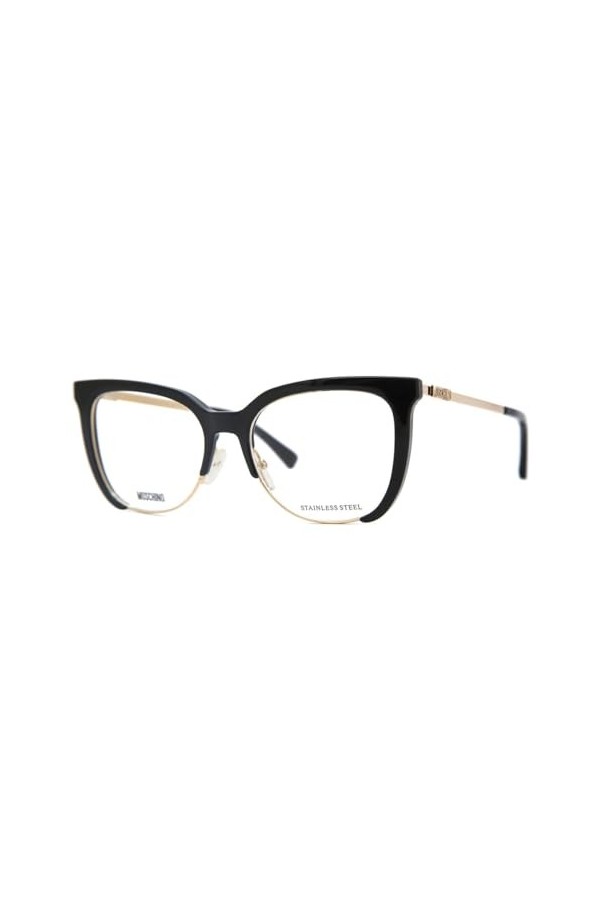 MOSCHINO Mos530 Lunettes de Soleil, Noir, 52 Femme
