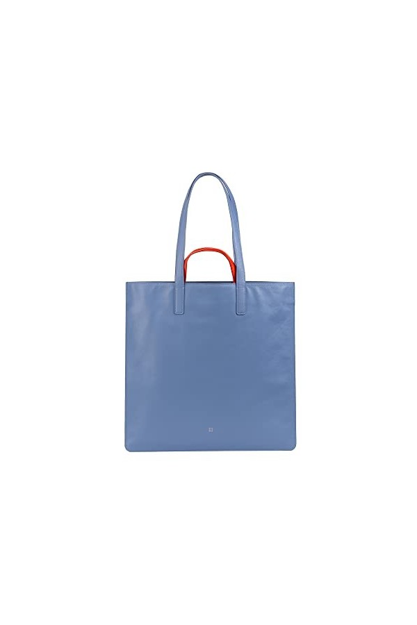 DUDU Grand Sac Souple pour Femme, Sac Shopping Tote en Cuir Coloré, Double Poignées, Sac Epaule Elégant, Sac à Main Spacieux 