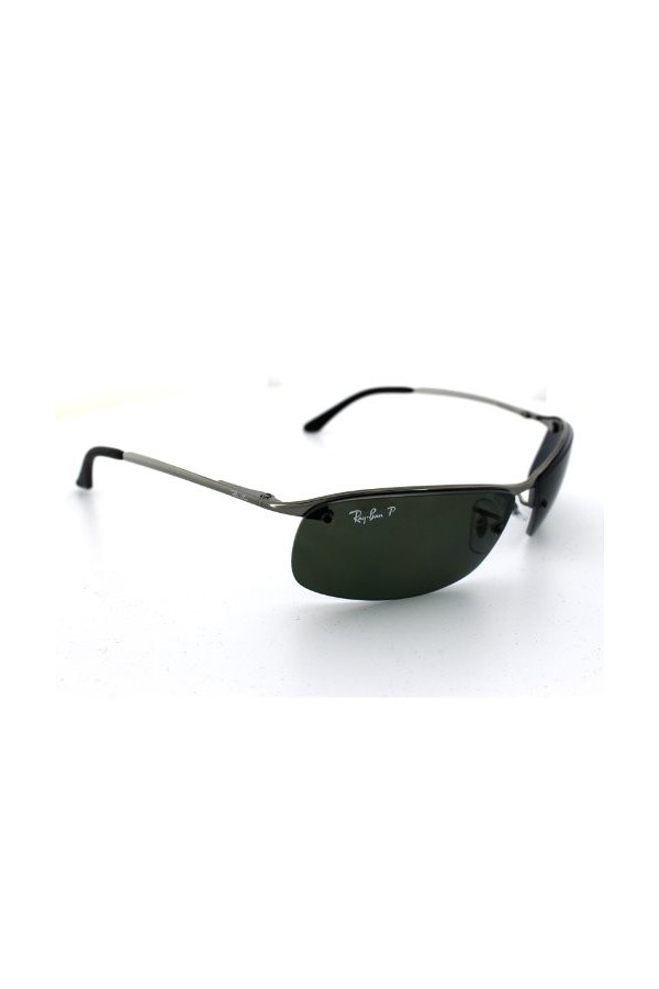 Rayban Lunettes de Soleil Top Bar 3183 Gunmetal Polarized Green 004/9A