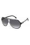 Carrera 1057/s Sunglasses, 80S/9O Black White, 64 Unisex