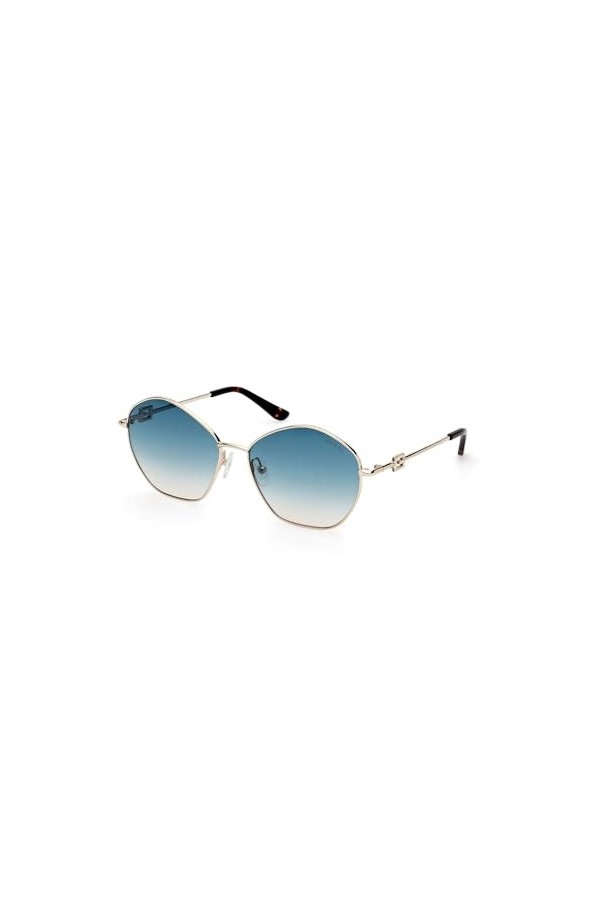 Guess Gu7907 Lunettes de Soleil Femme, Or doré , Taille Unique