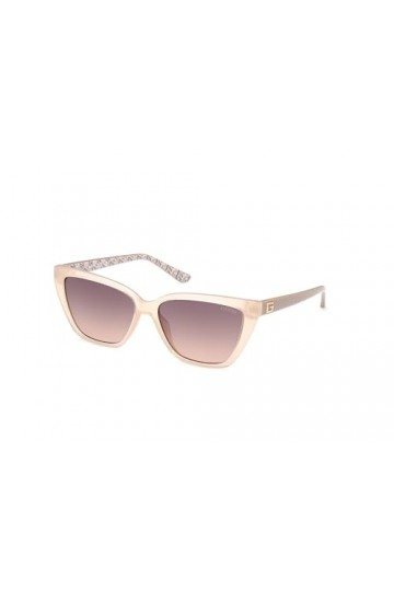 Guess Gu7919 Lunettes de Soleil Femme, Beige Brillant, Taille Unique