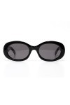 isheep Lunettes de soleil ovales rétro pour homme et femme Style UV400, Comfort e Stile IT-02-BK