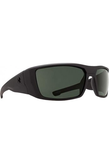 Spy Optic Dirk Lunettes de soleil RX Noir mat – HD Plus Gris/vert