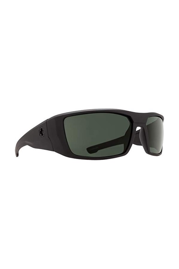 Spy Optic Dirk Lunettes de soleil RX Noir mat – HD Plus Gris/vert