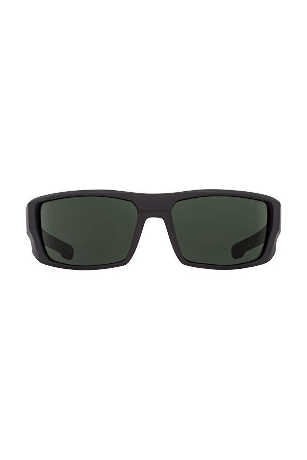 Spy Optic Dirk Lunettes de soleil RX Noir mat – HD Plus Gris/vert