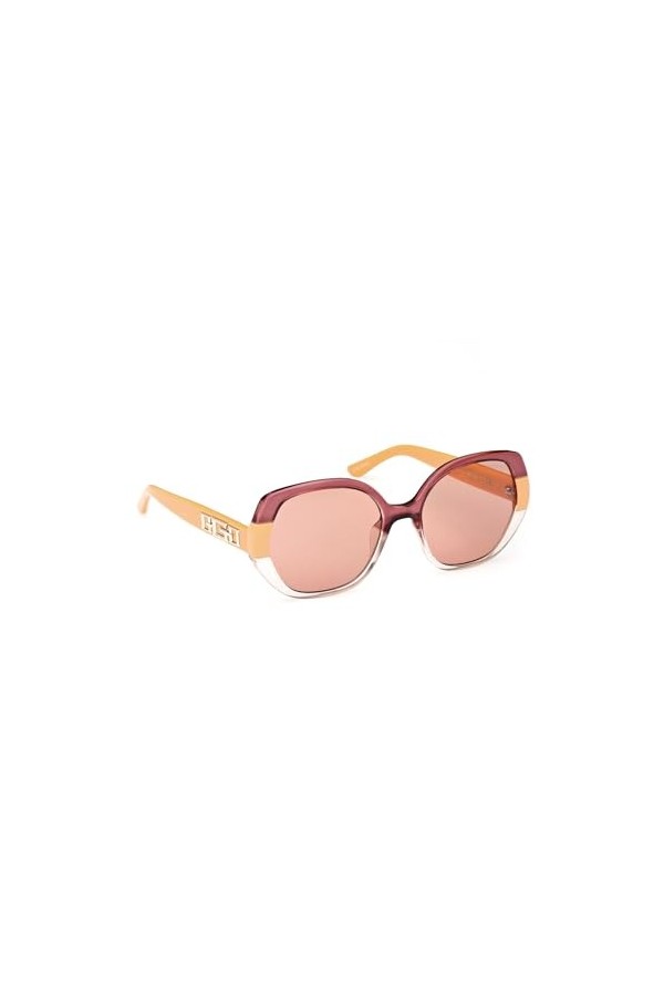 Guess Gu7911 Lunettes de Soleil Femme, Orange/Autres Multicolore , Taille Unique