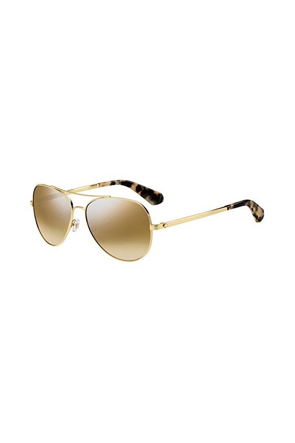 Kate Spade Avaline2/S Lunettes de Soleil, Gold Havana, 57 Femme