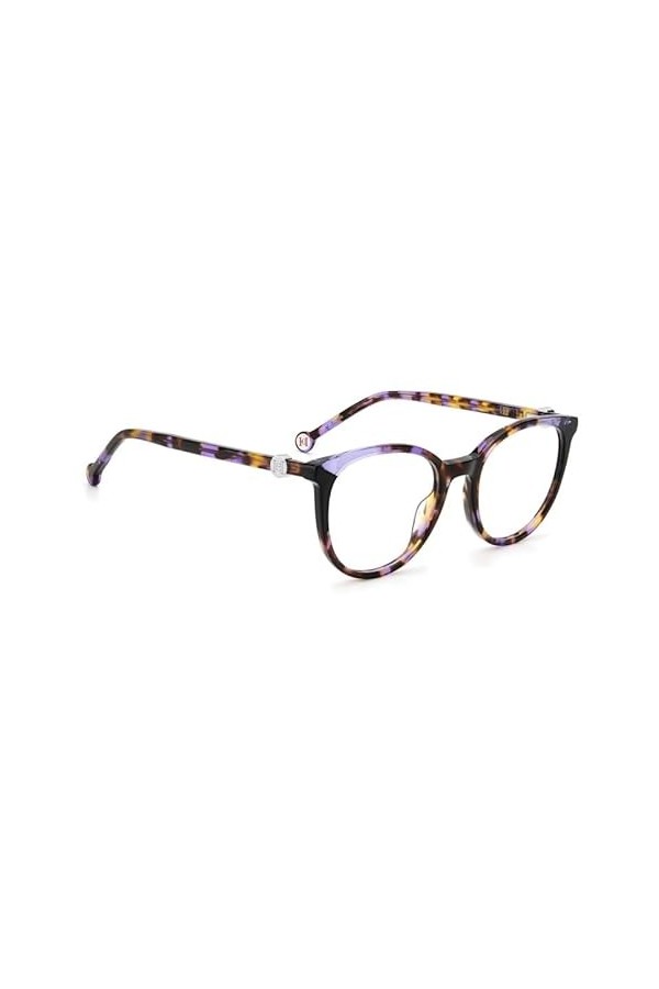 Carolina Herrera Ch 0056 Lunettes de Soleil, Violet Havana Black, 54 Femme