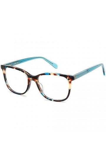 Fossil Fos 7140 Sunglasses, CVT/17 Teal Havana, 53 Unisex